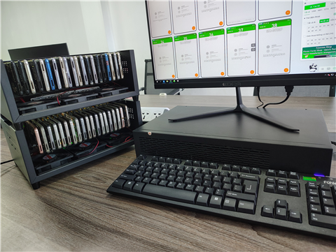 Ảnh Lắp Đặt Box Phone Farm Tại Noble Crystal Hà Nội